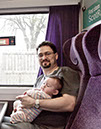 holly 13 wks and robin on train IMG_9050